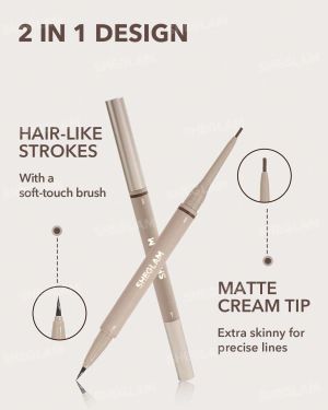 SHEGLAM Brows 2 in 1 Brow Pencil Waterproof