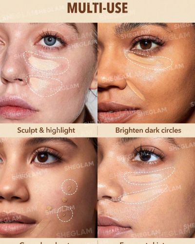 SheGlam Perfect Skin High Coverage Concealer