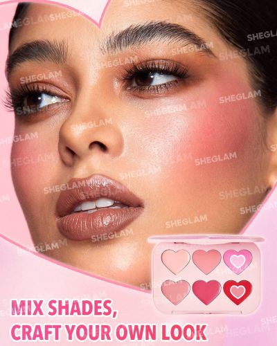 Sheglam Flush Crush Cream Blush Palette-Blushing Bouquet