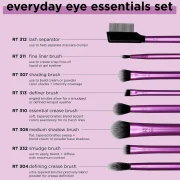 REAL TECHNIQUE EVERYDAY EYE ESSENTIALS BRUSH KIT (8)