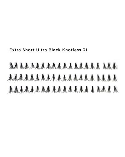Provoc Ultra Black Extra Short- Knotless Lashes 31