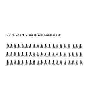 Provoc Ultra Black Extra Short- Knotless Lashes 31
