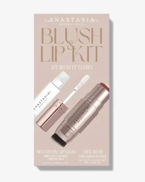 ANASTASIA BEVERLY HILLS STICK BLUSH & MINI LIPGLOSS KIT – SOFT ROSE / CRYSTAL