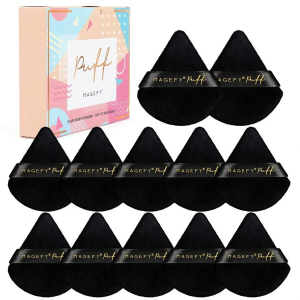 MAGEFY 12 PCS TRAINGE POWDER PUFF BOX