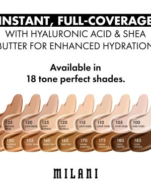 Milani Conceal + Perfect Longwear Concealer – Vegan, for Long-Lasting Wear
