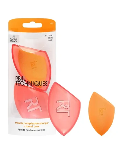 REAL TECHNIQUE MIRACLE COMPLEX SPONGE + TRAVEL CASE