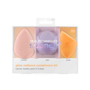 REAL TECHNIQUE GLOW RADIANT COMPLEXION BRUSH KIT(3)