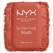 NYX PROFESSIONAL MAKEUP Buttermelt Powder Blush, Fade and Transfer-Resistant Blush, Up to 12HR Make Up Wear, Vegan Formula