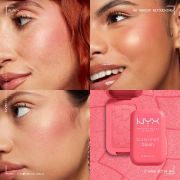 NYX PROFESSIONAL MAKEUP Buttermelt Powder Blush, Fade and Transfer-Resistant Blush, Up to 12HR Make Up Wear, Vegan Formula