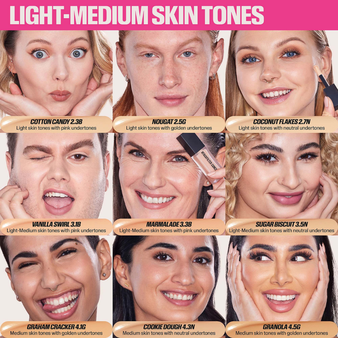 HUDA BEAUTY #FauxFilter Matte Buildable Coverage Waterproof Concealer