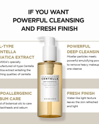 SKIN1004 Centella Madagascar Light Cleansing Oil 200ML