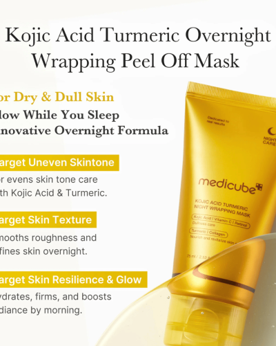 MEDICUBE Night Wrapping Mask Tumeric