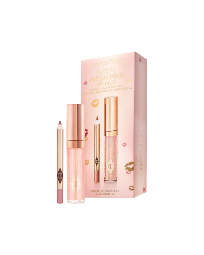 Charlotte Tilbury – Glossy Fresh Pink Lip Duo | Gloss + Lip Liner Set