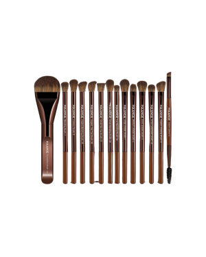 MAANGE 14 pcs Aluminium Tube Eye Makeup Brush Sets