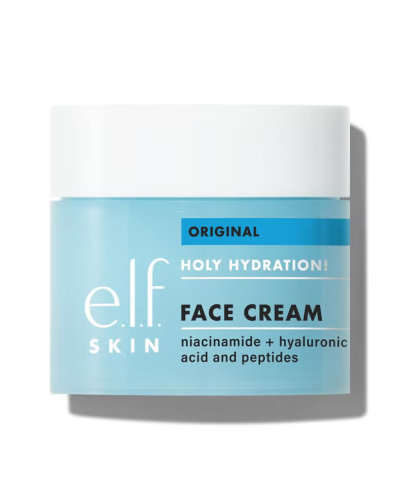 Elf SKIN Holy Hydration! Face Cream, Moisturizer For Nourishing & Plumping Skin, Infused With Hyaluronic Acid, Vegan & Cruelty-Free