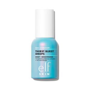 Elf SKIN Holy Hydration! Thirst Burst Drops, Serum For A Radiant Complexion Instantly & Over Time, Made With Hyaluronic Acid, Vegan & Cruelty-Free
