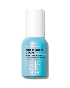 Elf SKIN Holy Hydration! Thirst Burst Drops, Serum For A Radiant Complexion Instantly & Over Time, Made With Hyaluronic Acid, Vegan & Cruelty-Free