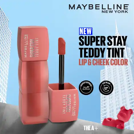 Maybelline Super Stay Teddy Tint Matte Velvet Lipstick