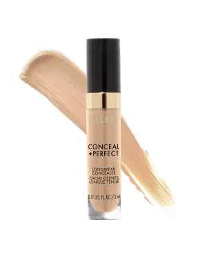 Milani Conceal + Perfect Longwear Concealer – Vegan, for Long-Lasting Wear