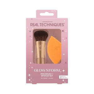 Real Technique Glowstorm Mini Brush + Sponge Set