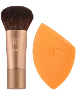 Real Technique Glowstorm Mini Brush + Sponge Set