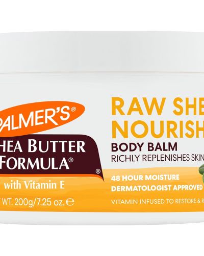 Palmer’s Shea Butter Formula Raw African Shea Butter Balm, Nourishing Body Moisturizer
