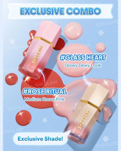 Sheglam Festive Glow Gift Set-Rose Ritual & Glass Heart
