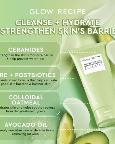 Glow Recipe  Avocado Ceramide Moisture Barrier Cleanser