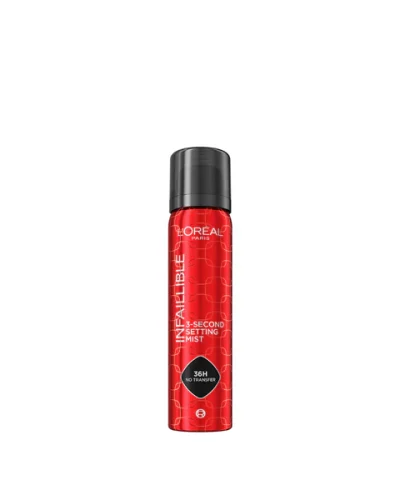 L’Oreal Paris Infallible 3 Seconds Makeup Setting Mist – Long-Lasting Hold