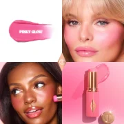 Charlotte Tilbury  Unreal Lip + Cheek Glow Blush Stick with Hyaluronic Acid