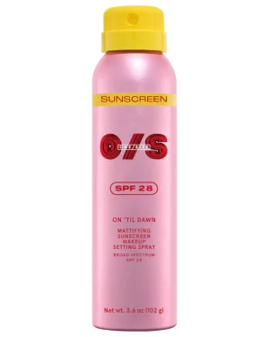 ONE/SIZE by Patrick Starrr  On ‘Til Dawn Mattifying Sunscreen Makeup Setting Spray SPF 28