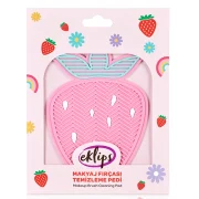 eklips Makeup Brush Cleaning Pad Pink Strawberry