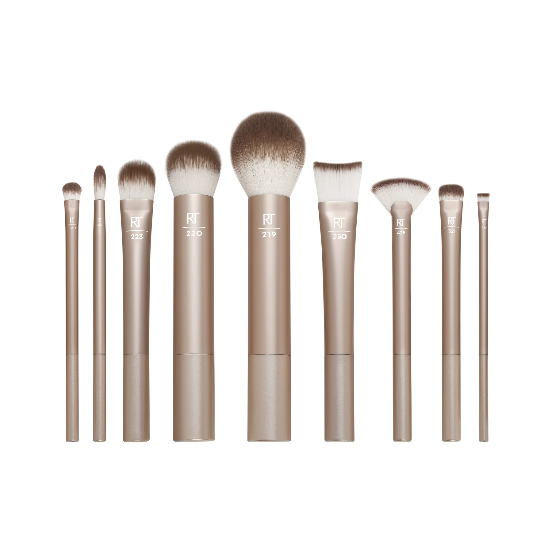 Real Techniques 9 Piece Au Naturale Makeup Brush Set