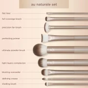 Real Techniques 9 Piece Au Naturale Makeup Brush Set