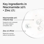 The Ordinary Niacinamide 10% + Zinc 1% Serum For Oily Skin