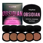 Ruby Rose Obsidian Crystal Powder