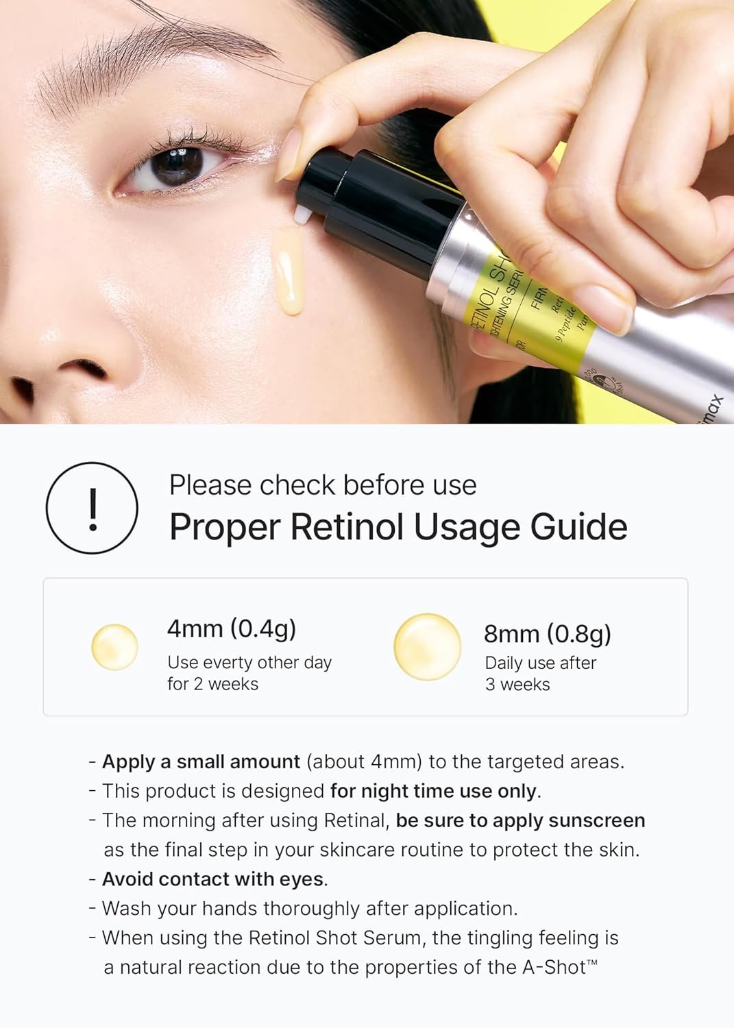 celimax The Vita A Retinol Shot Tightening Serum