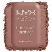 NYX PROFESSIONAL MAKEUP Matte Buttermelt Bronzer, Longwear Face Makeup with Up to 12 Hours of Wear, Vegan Formula
