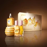 Gisou Glow All The Way Hair and Lip Gift Set