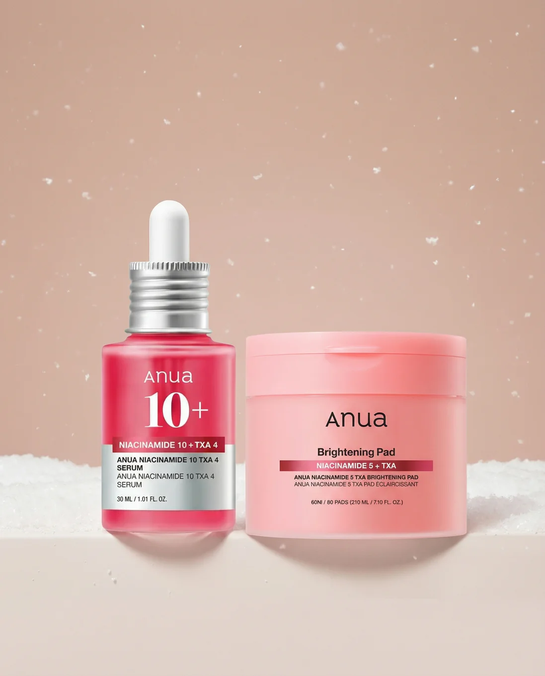 Anua Niacinamide 5 TXA Brightening Pad X Anua Niacinamide 10 TXA 4 Serum