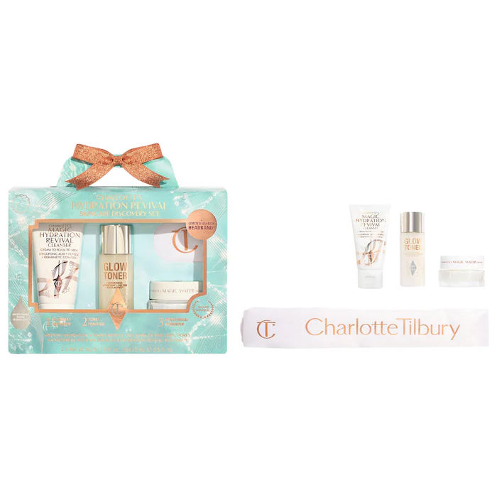 Charlotte Tilbury Charlotte’s Hydration Revival Skincare Discovery Set With Magic Water Cream