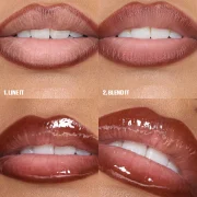 Huda Beauty MAKEOUT SESH LIP DUO PEACHY NUDES