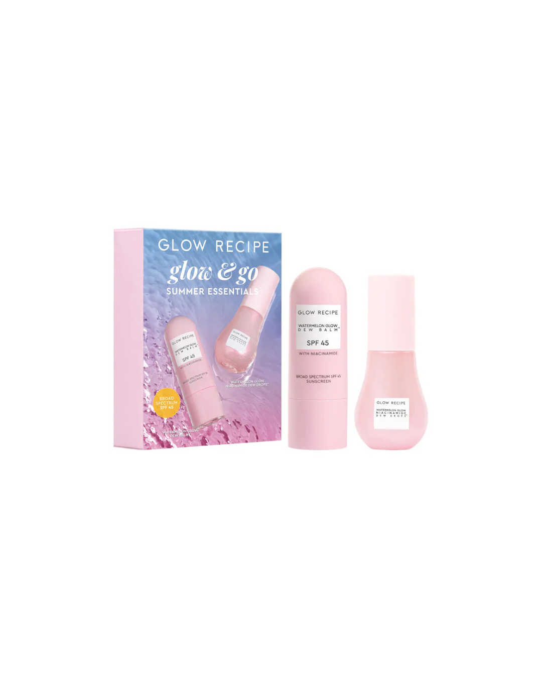 Glow Recipe Glow & Go Summer Essentials Kit with Niacinamide