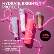 Fenty Beauty by Rihanna Skincare Lovers Cleanser, Toner, SPF Moisturizer + Collector’s Case