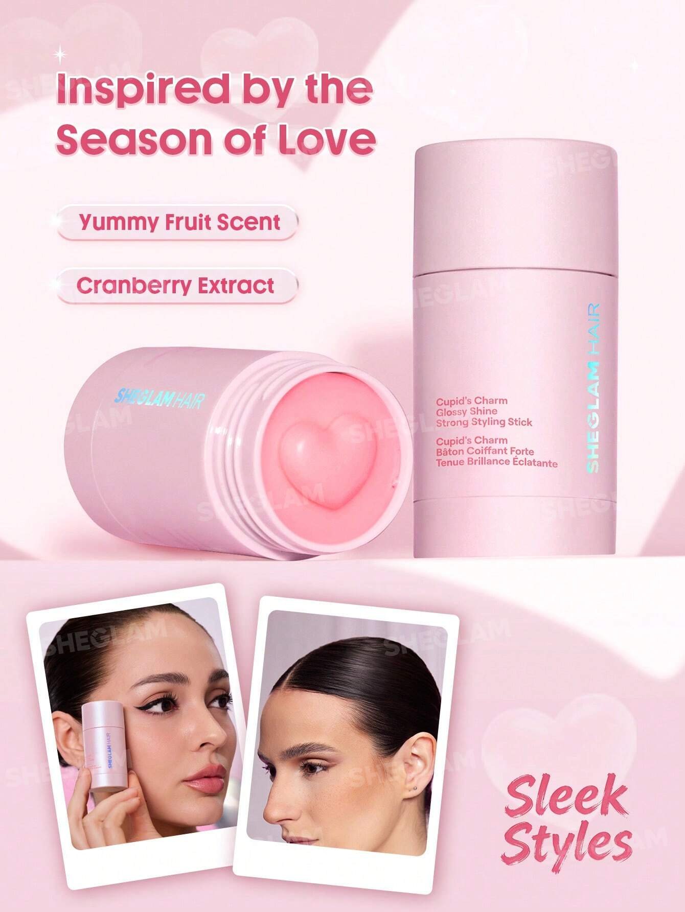 Cupid’s Charm Glossy Shine Strong Styling Stick