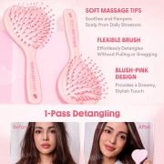Cupid’s Charm Sweet Heart Paddle Brush