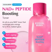 Eqqualberry NAD+ Peptide Boosting Toner
