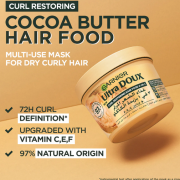 Garnier Ultra Doux Vegan Hair Food Cocoa Butter & Jojoba Oil 3-In-1 Treatment Mask