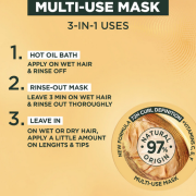 Garnier Ultra Doux Vegan Hair Food Cocoa Butter & Jojoba Oil 3-In-1 Treatment Mask