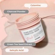 COSRX Poreless Clarifying Charcoal Mask Pink